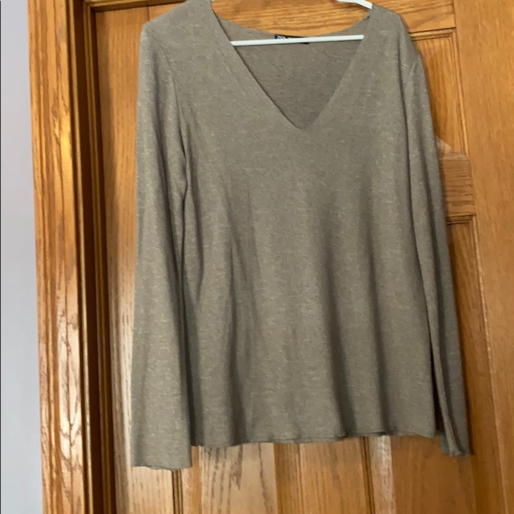 Gray Zara Top